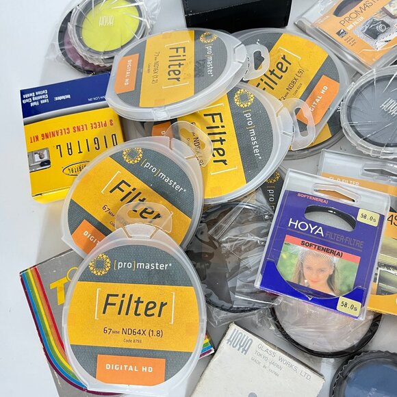 Camera Filter Lot 40 Lens Filters Most Are New. - Picture 4 of 11